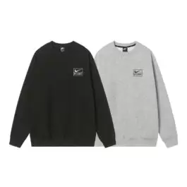 Stussy Nike joint sports suit round neck fleece