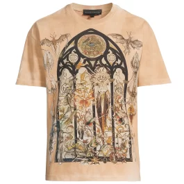 Gleaming Cotton Crewneck T-Shirt