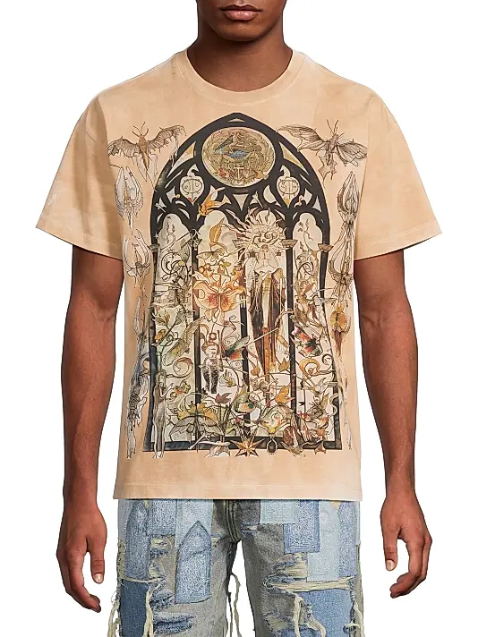 Gleaming Cotton Crewneck T-Shirt - Image 3
