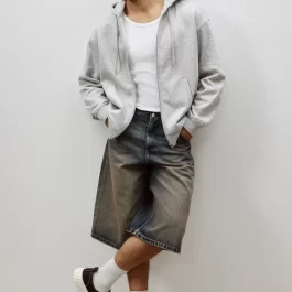 Loose Fit Hooded Jacket