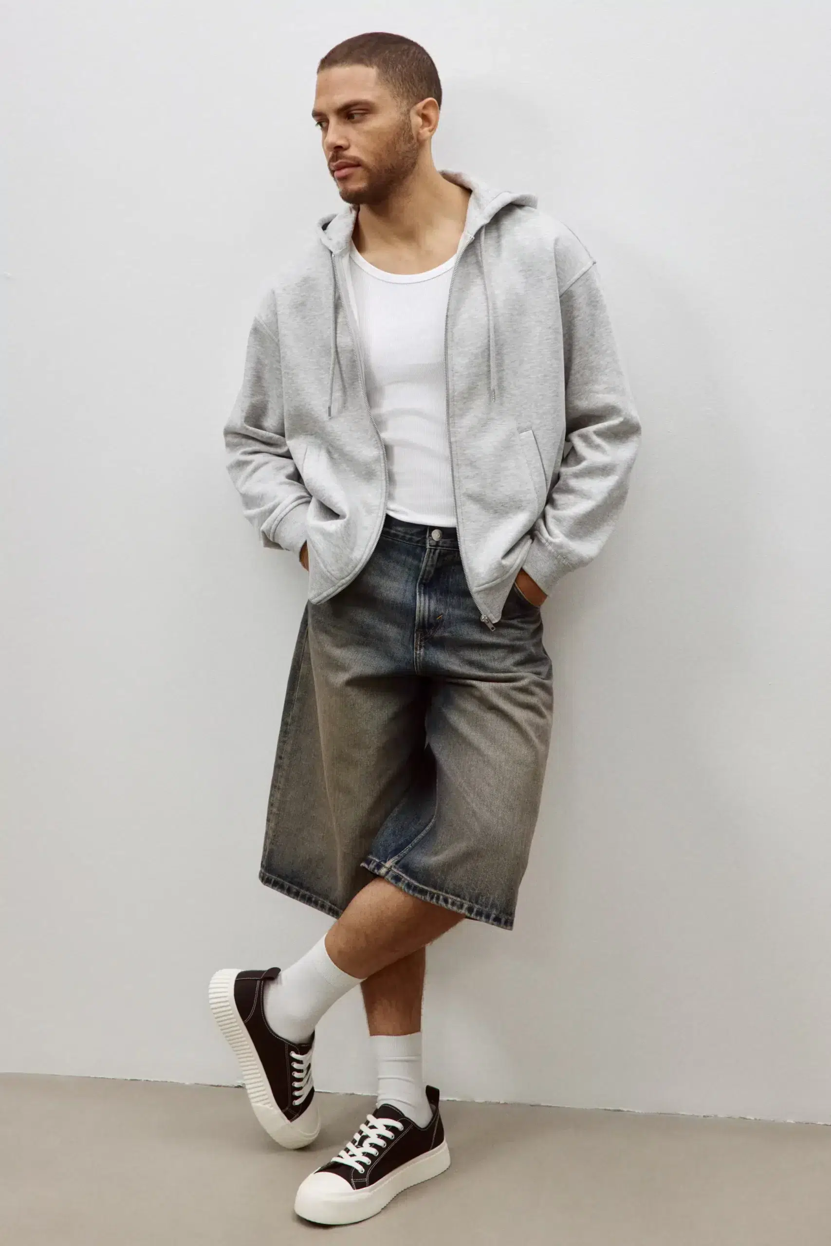 Loose Fit Hooded Jacket - Image 2