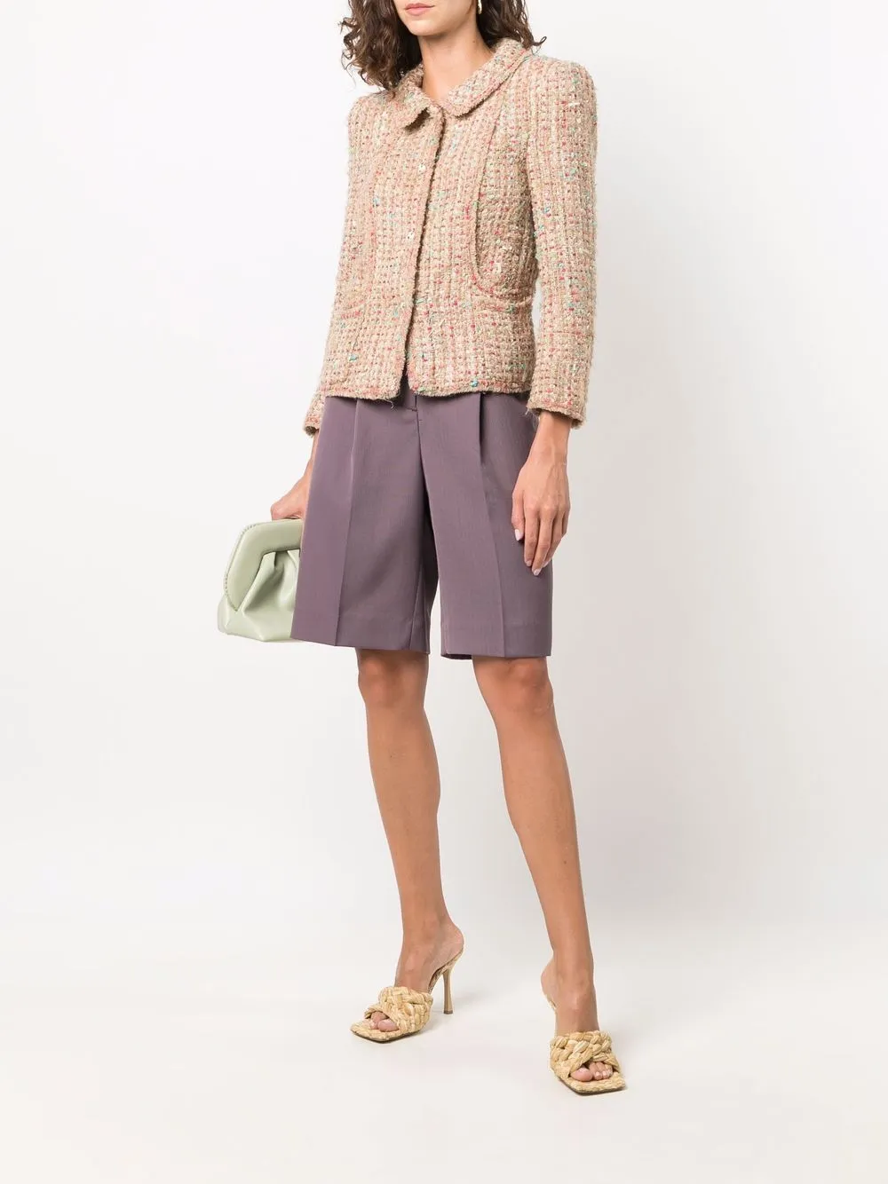 2004 classic collar tweed jacket - Image 2
