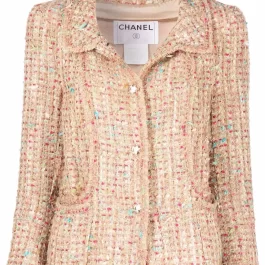 2004 classic collar tweed jacket