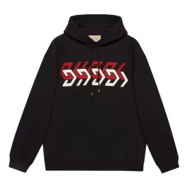 mirrored-print hoodie