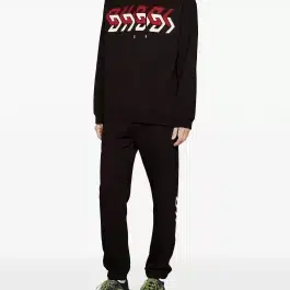 mirrored-print hoodie