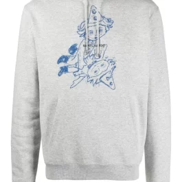 Saint Laurent clown-print hoodie