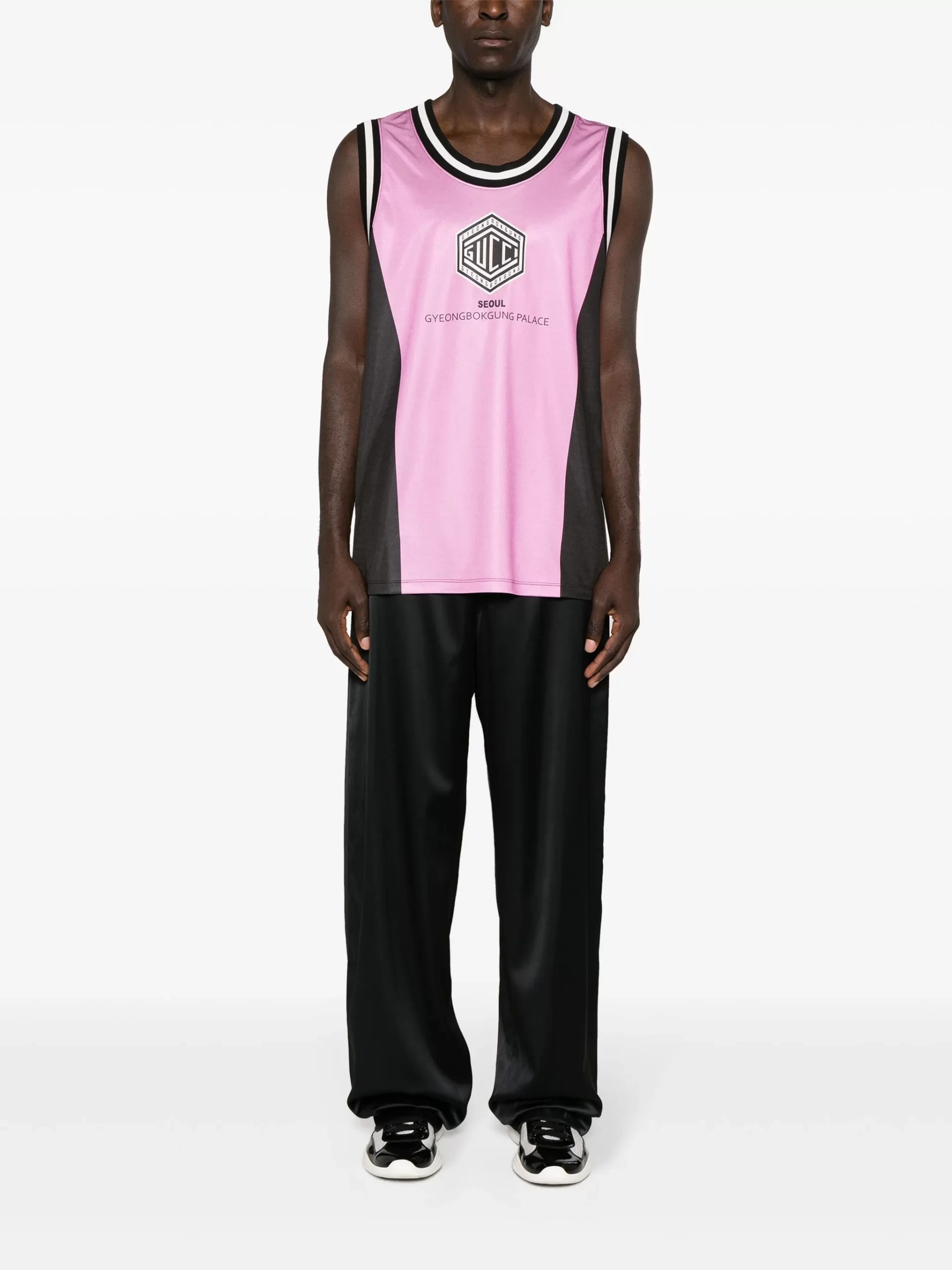 logo-print jersey tank top - Image 2