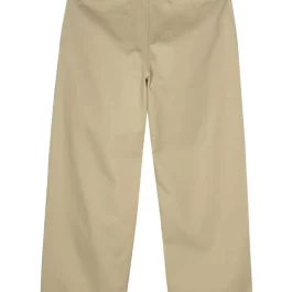 cotton wide-leg trousers