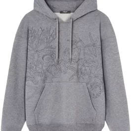 Barocco Sea embroidered hoodie