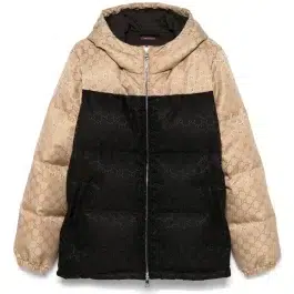 GG canvas puffer jacket
