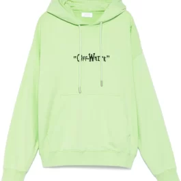 Off-White logo-print hoodie