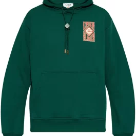 Gothic Stacked-logo hoodie