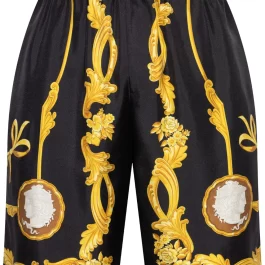 Cameo silk shorts