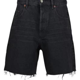 Saint Laurent frayed detailing shorts
