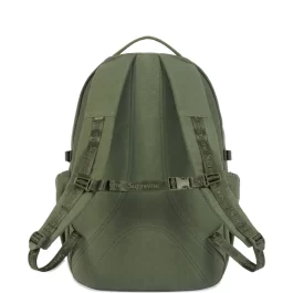 Supreme logo-patch backpack