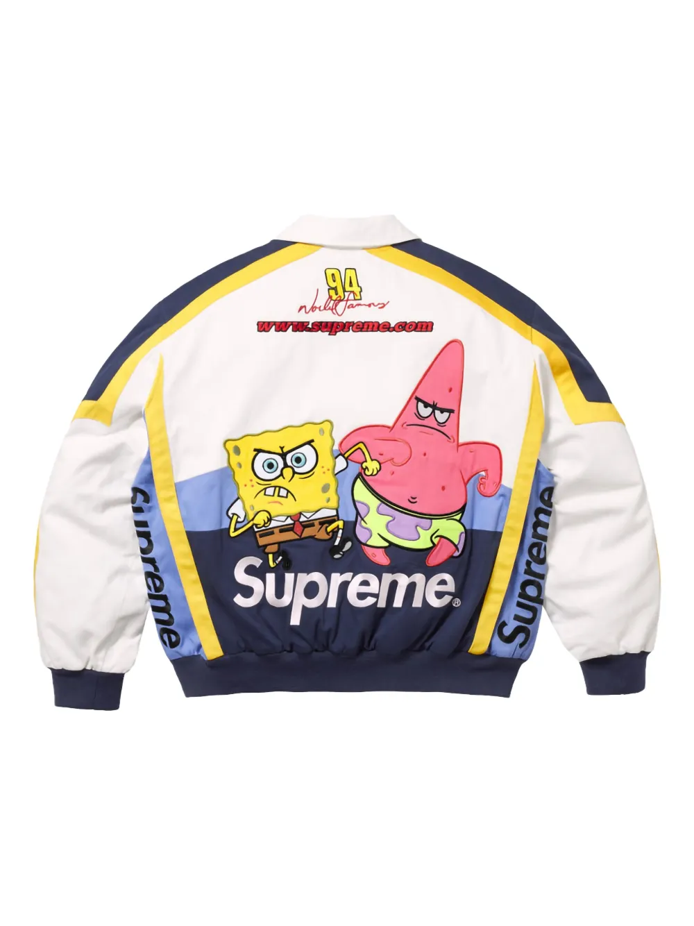 Supreme x SpongeBob racing jacket - Image 2