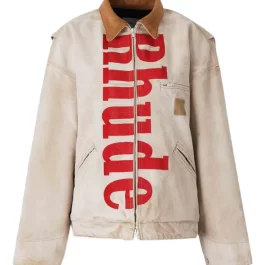 zip-up logo bomber jacket
