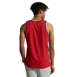 Polo Ralph Lauren Men’s Red Sleeveless Knit Regatta Bear Jersey Tank Top