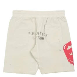 Beige Saint Michael X Emotionally Shorts