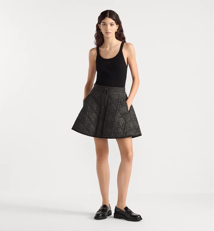 Black Ribbed Cotton Jersey - Image 2