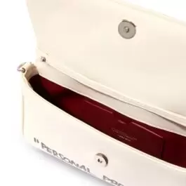 White Jitney 0.7 Quote Shoulder Bag