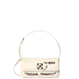 White Jitney 0.7 Quote Shoulder Bag