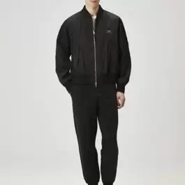 Black Organic Cotton Jogger Tracksuit