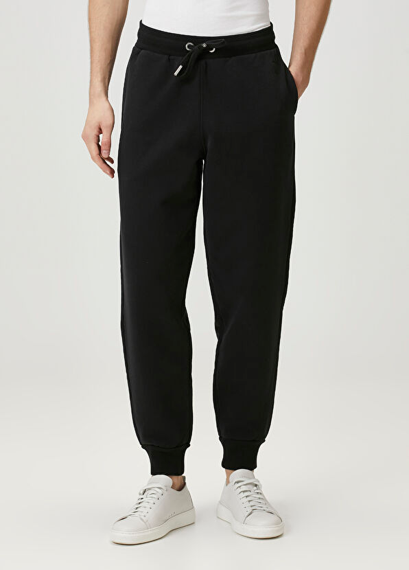 Black Organic Cotton Jogger Tracksuit - Image 4