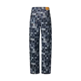 Damier Denim Skate Pants
