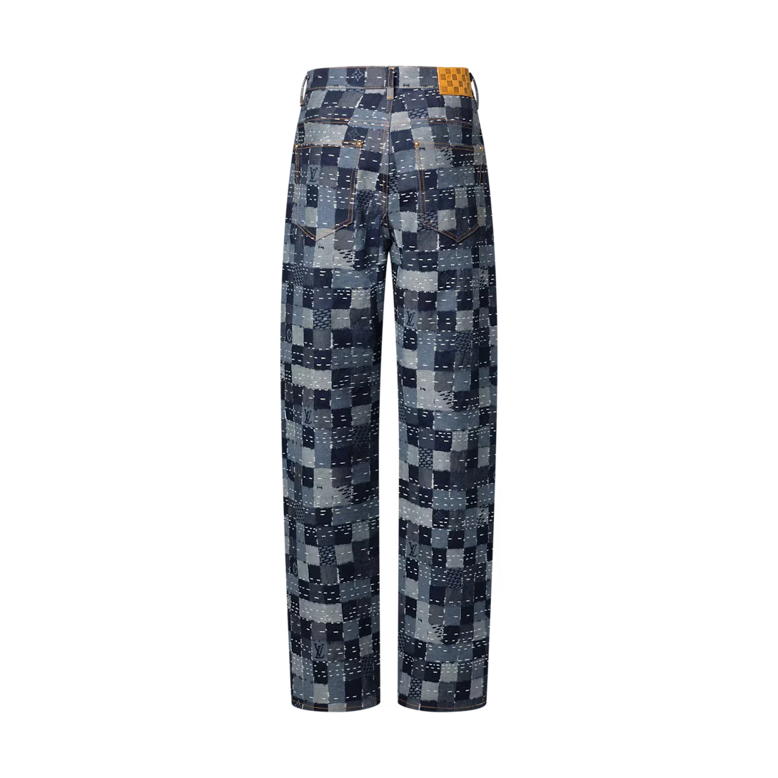 Damier Denim Skate Pants - Image 2